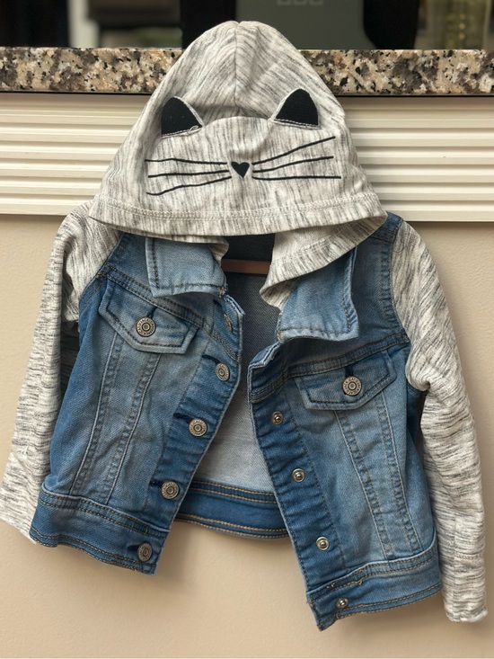 Cat & Jack Other - Cat & Jack Cat Denim Jacket